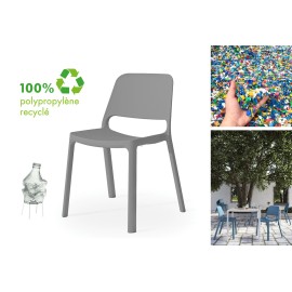 Chaise et Fauteuil Maike 100% recyclé