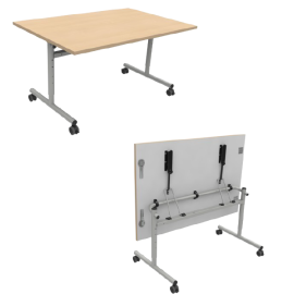 Table abattante réglable en hauteur FT12