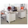 Bureau droit pieds partages type 4 ECO