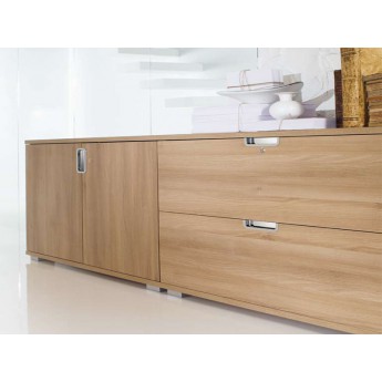 Armoire basse de bureau H69cm - ALISIER