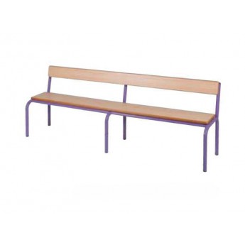 Banc avec dossier maternelle SIMIRE