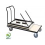 Chariot pour tables pliantes